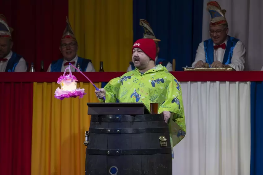 Ein Unikat in der Bütt: Michael Becker.