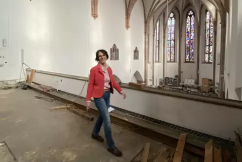 In ihrer Ludwigskirche: Doris Grethen. In ihrer Ludwigskirche: Doris Grethen.