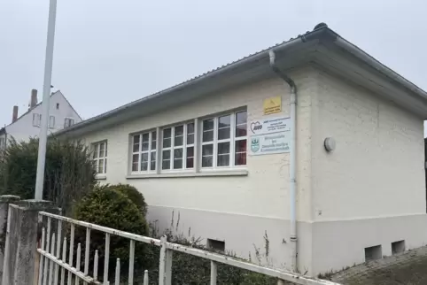 Das Vereinsheim in der Friedenstraße war früher ein Schulgebäude. 