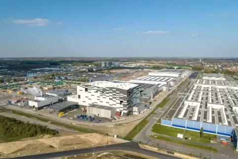 Die Batteriefabrik von ACC im nordranzöschen Billy-Berclau bei Lille. Das Werk hat Produktions- und Absatzprobleme.