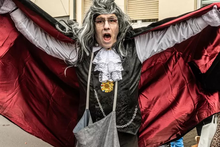 Auch Graf Dracula war mit dabei.