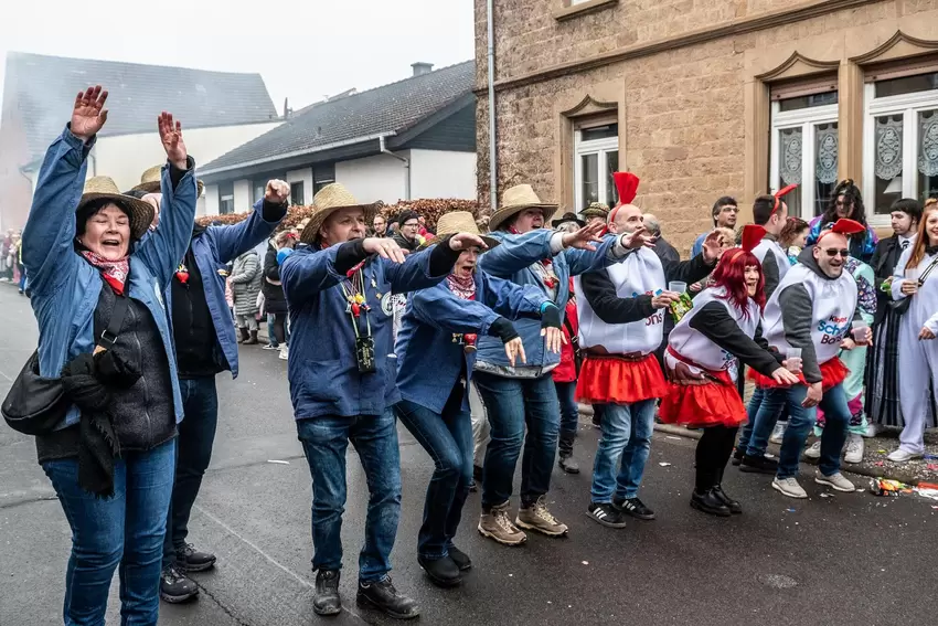 Super Stimmung auf der Straße.