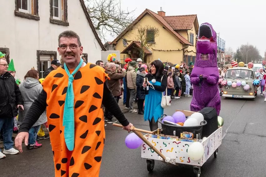 Da war auch Fred Feuerstein dabei.