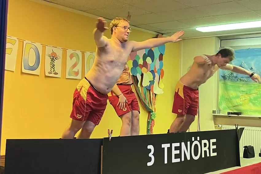 Die drei Tenöre, im Bild sind Kevin und Joshua.