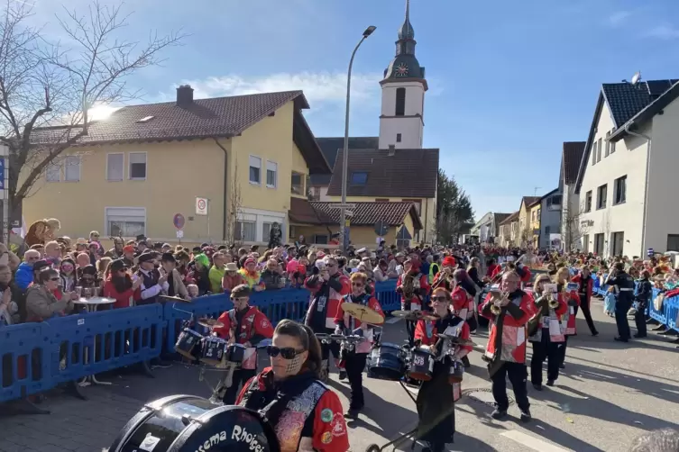 In Mechtersheim werden am Fasnachtsdienstag bei gutem Wetter bis zu 5000 Besucher zum Umzug erwartet. 