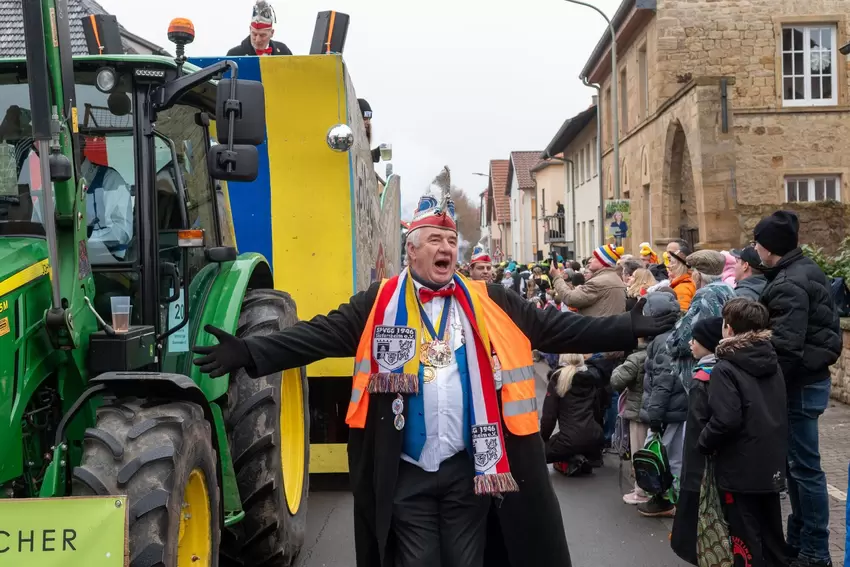 Der Siefersheimer Elferrat feierte fleißig mit.