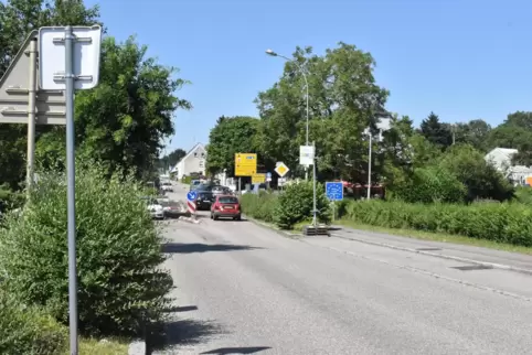 Grenzübergang Scheibenhardt. 