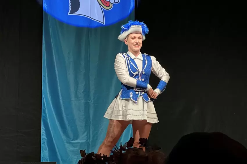 Großer Applaus für das Tanzmariechen Alina Erb.