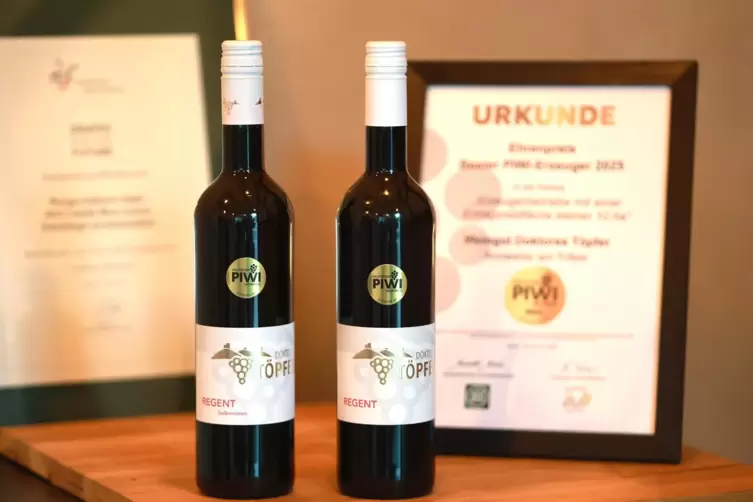 Das Weingut Doktores T&ouml;pfer hat sich auf drei Sorten spezialisiert: Regent, Calardis Blanc und Calardis Musqu&eacute;. 