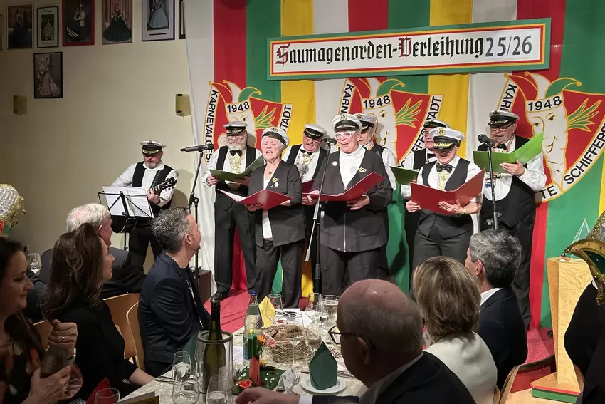 »Ein Schiffersmann aus Schifferstadt« – das Lied wurde eigens für den Preisträger getextet.