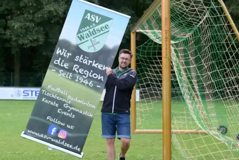 Packt viel an: Alexander Krieger, Vorsitzender des ASV Waldsee. 