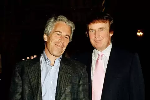 Da waren sie noch Freunde: Trump und Epstein.