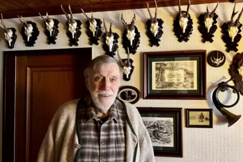 Mitte der 90er Jahre hat Hubert Lang den Jagdschein gemacht. Mittlerweile geht der 78-Jährige nicht mehr auf die Jagd. 