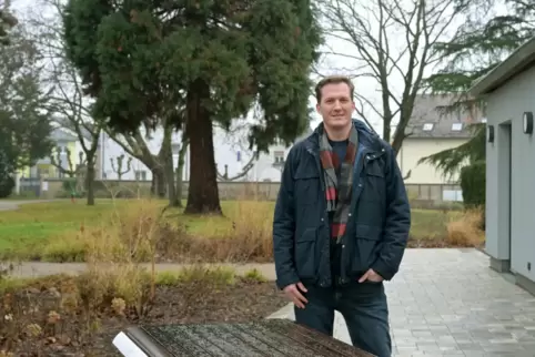 Justus Rabe im Stadtpark in Schifferstadt – für ihn ein gelungenes Projekt in der Region. 