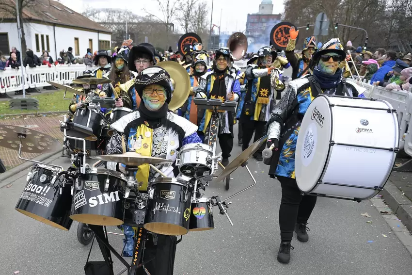 Starker Sound: die Guggemusiker Huddelschnuddler.