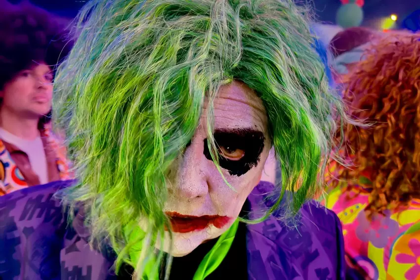 2025 war Werner Hemmer als Joker, böser Gegenspieler von Batman, einer seiner Lieblingscharaktere, unterwegs.