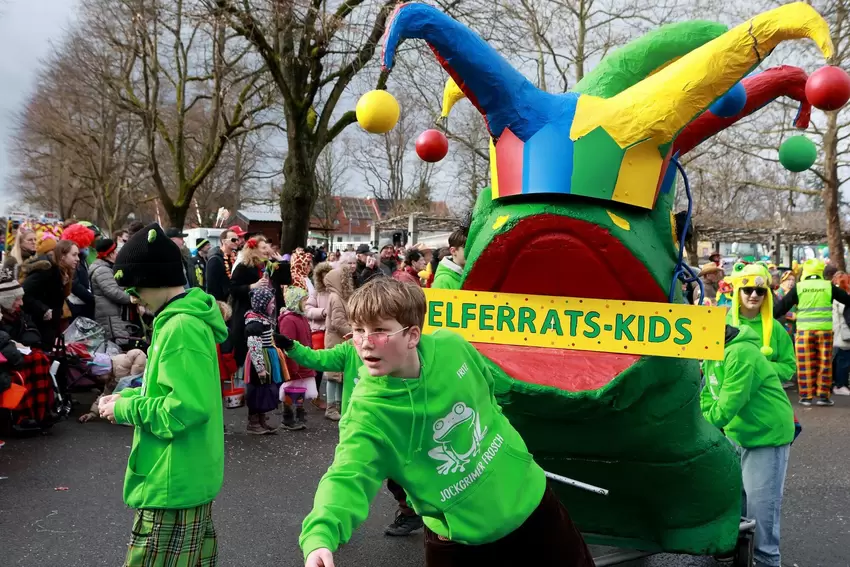 Ziehen immer: die Elferrats-Kids Jockgrim.