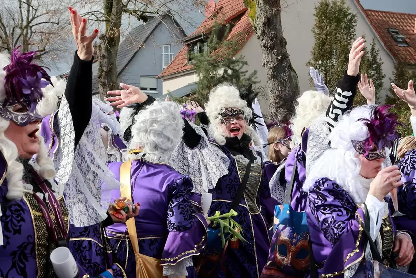 »Venezien« war das Umzugsthema der Faschingsfreunde Jockgrim.