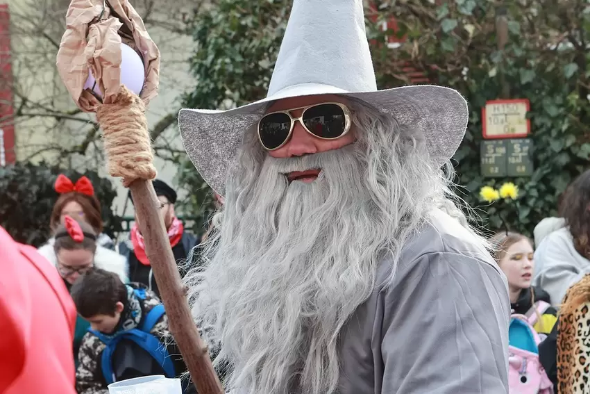Der Zauberer Gandalf war auch dabei.