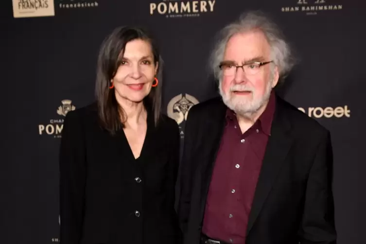 Schauspielerin Isolde Barth, hier bei der Berlinale mit dem Pf&auml;lzer Regisseur Peter Fleischmann, kam in Maxdorf zur Welt.