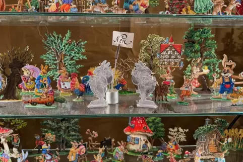 Hingucker: ein Stand beim Ostermarkt 2025.