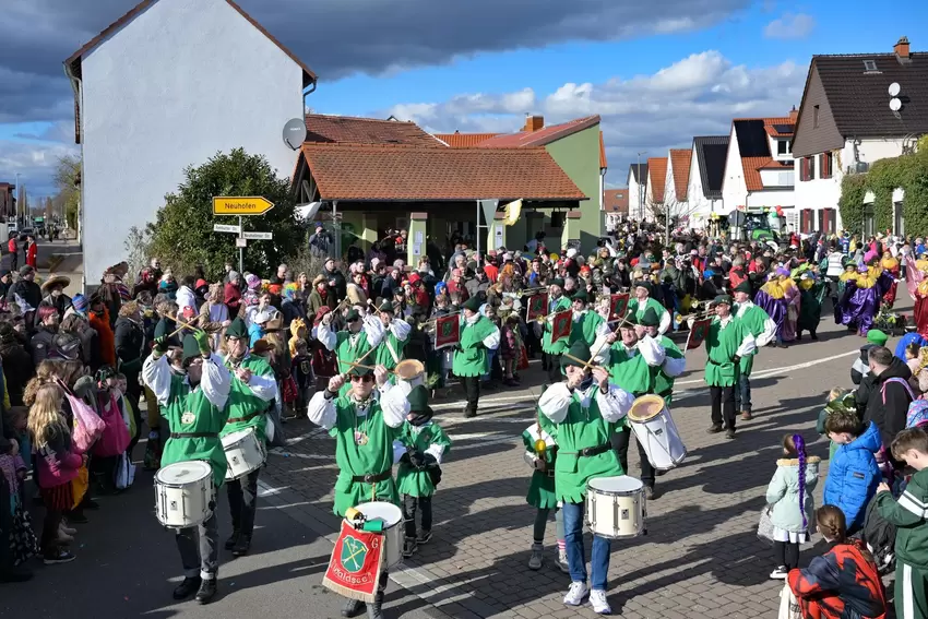 Musikalisch unterwegs: der TG-Spielmannszug.