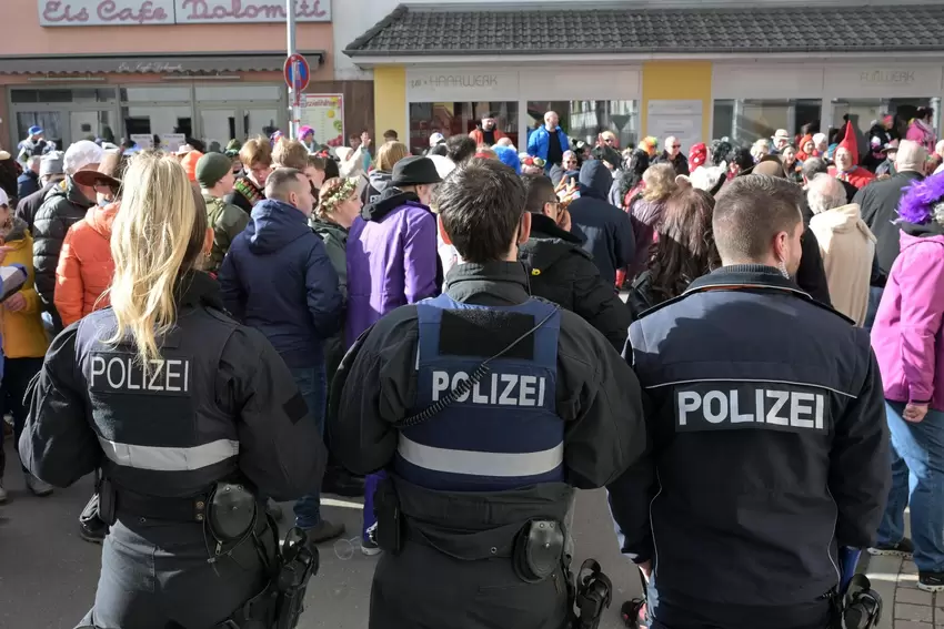 Sorgt für die Sicherheit der Besucher: die Polizei.