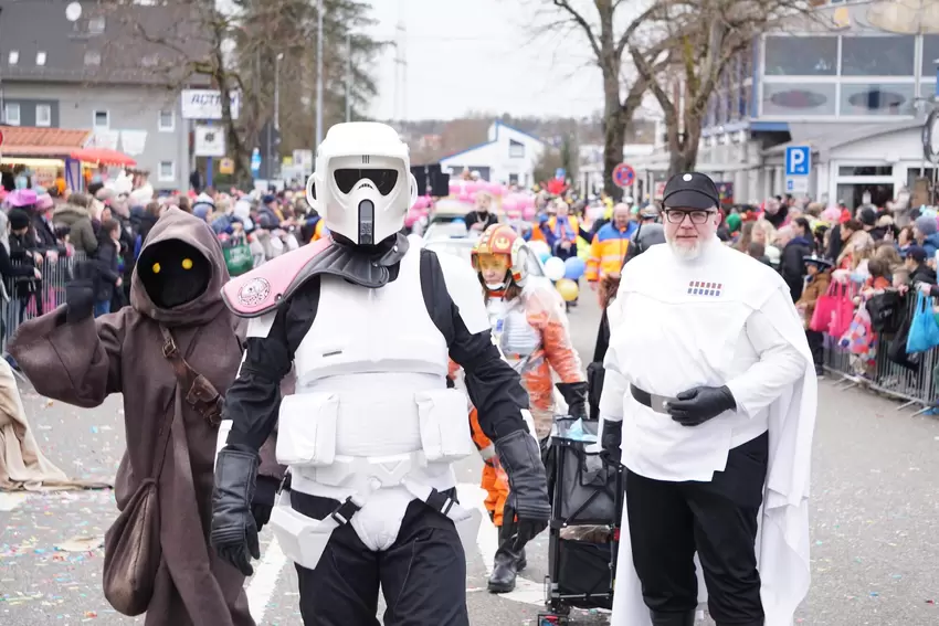 Ohne Star Wars geht es beim Westricher Umzug einfach nicht.