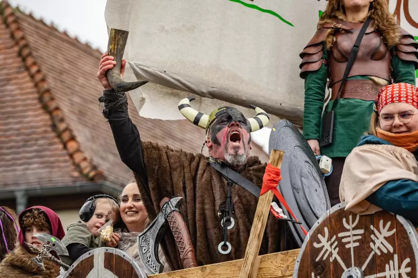 Trinkfeste Wikinger.