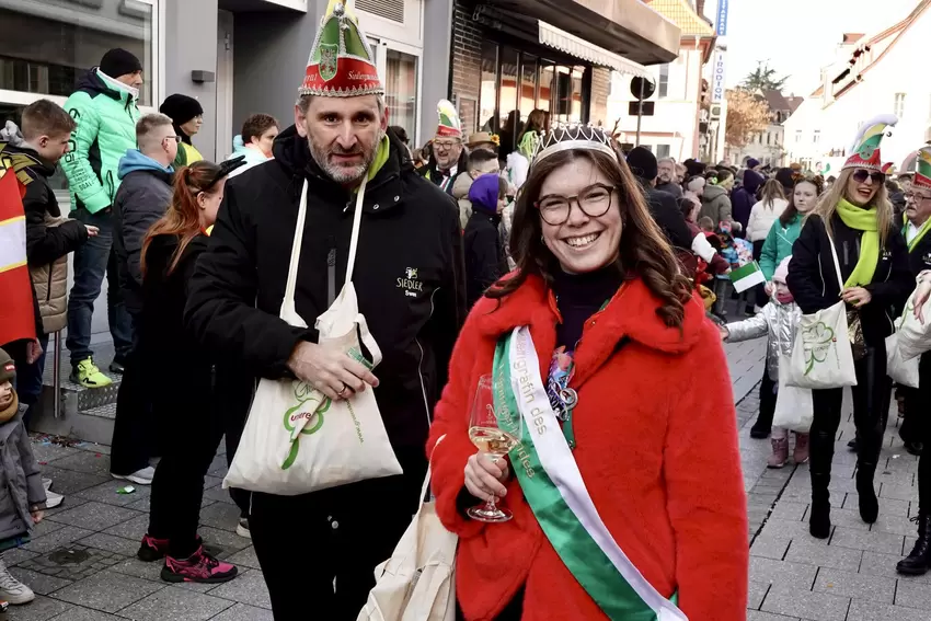 Sie darf beim Umzug nicht fehlen: Weingräfin Madeleine.