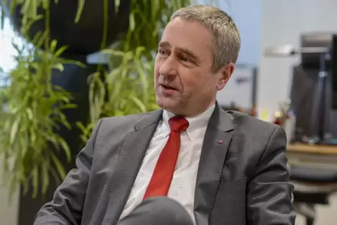 Wird am 1. April 64: Thomas Traue, seit 2018 Chef der Sparkasse Vorderpfalz.
