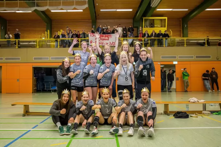 Die A-Jugend-Handballerinnen der TS Rodalben.