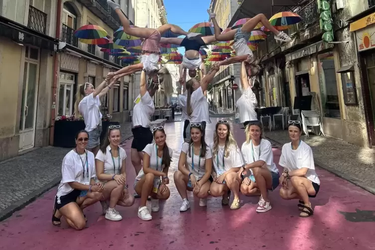 Das Gym and Dance Team der TS Rodalben.