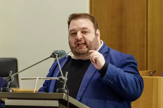 Damian Lohr, parlamentarischer Geschäftsführer der AfD im Landtag und Spitzenkandidat für den Donnersbergkreis, trat schon 2013