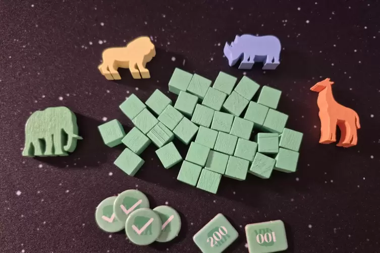 Die Spielsteine sind nat&uuml;rlich aus nachhaltigem Material. 
