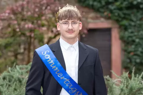 Am Sonntag wird der 18-jährige Danny Weitzel zum Sommertagsprinzen gekrönt. 