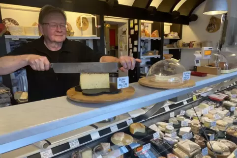 Jeden Tag Lust auf die Arbeit: Käse-Experte Michael Bader. 