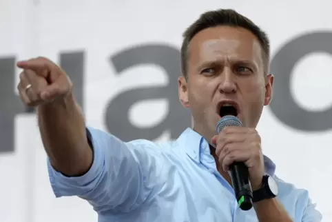 Bei einem Auftritt im Jahr 2019: Alexej Nawalny.