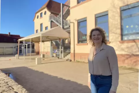 Schöne Erinnerung hat Yvonne Wittmann an ihre Zeit an der Pestalozzi-Grundschule. Die ist Teil des Kindercampus’. 