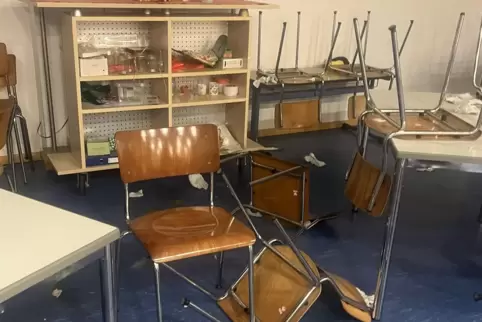 Ende Januar gab es in der Mensa der Ernst-Reuter-Schule ein Bild der Verwüstung. 