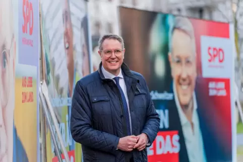 63 Prozent der Pfälzer kennen ihn: SPD-Spitzenkandidat Alexander Schweitzer.