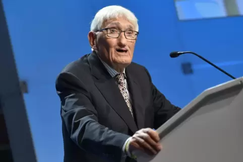Jürgen Habermas ging keinem Konflikt aus dem Weg. 