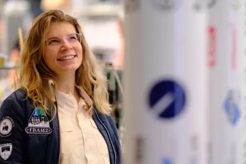 Berichtet von der Mission „Fram2“: Astronautin Rabea Rogge. 