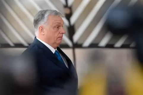 Ungarns Regierungschef Victor Orban blockiert Hilfsgelder für die Ukraine.