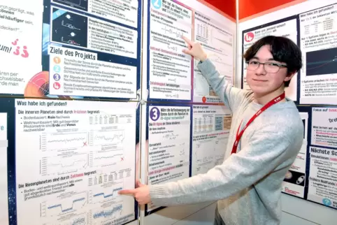 Gewinnt in den Geo- und Raumwissenschaften: Noah Jackson. 