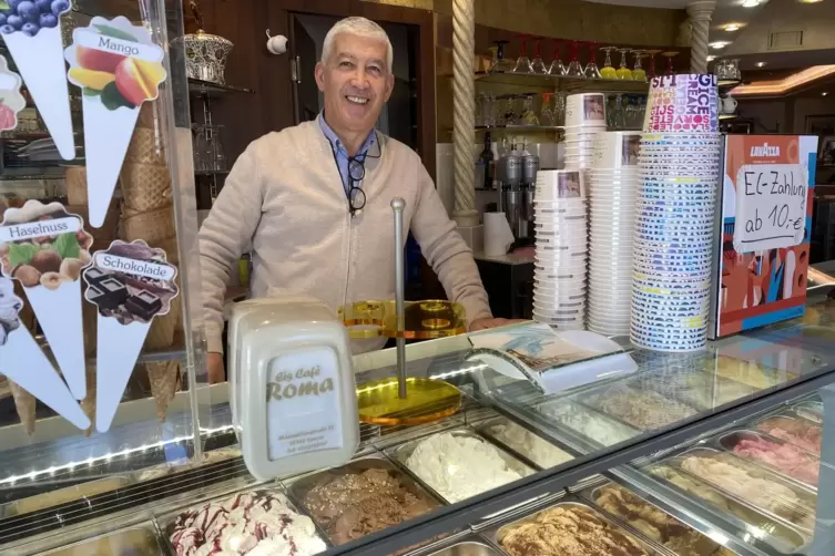Seit 38 Jahren im &bdquo;Roma&ldquo; in Speyer: Giuseppe de Vico.