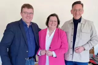 ... da waren’s nur noch zwei: Das Kandidaten-Trio für den Bürgermeistersessel in Lauterecken ist am Sonntag geschrumpft. 