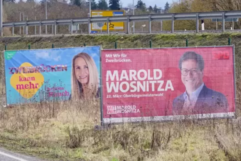 Ihr Wahlkampf geht weiter: Christina Rauch (CDU) und Marold Wosnitza (SPD) duellieren sich am 12. April. Ihr Wahlkampf geht weiter: Christina Rauch (CDU) und Marold Wosnitza (SPD) duellieren sich am 12. April.