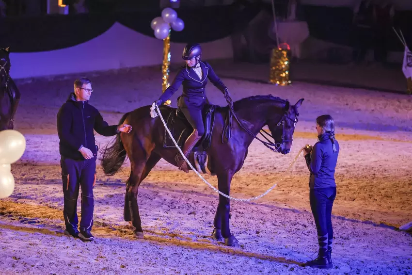 Die Working-Equitation-Gruppe aus dem Saarland gab Einblicke in die südeuropäische Arbeitsreitweise.