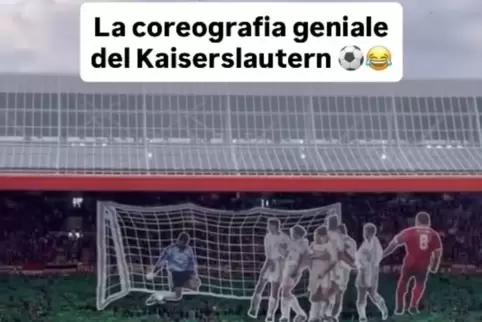 In der renommierten italienischen Sporttageszeitung „La Gazzetta dello Sport“ wurde die FCK-Choreo gelobt. 
